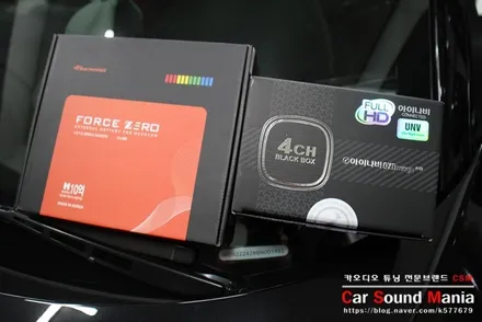 문콕 방지를 위한 아이나비QXD메가 4채널 블랙박스와 소닉디자인 스피커 그리고 매립과 하이패스 장착을 한방에 아우디R8 카오디오 튜닝기 슈퍼카 오디오 전문 CSM카오디오 / 서울 양천구 강서구