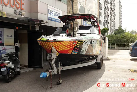 야마하242 제트보트 클럽 연출을 위한 조명 설치도 카사운드매니아 / 서울 양천구 강서구