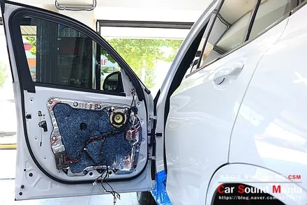 포칼스피커 무스웨이 BMW iX3 카오디오 튜닝 / 서울 양천구 강서구