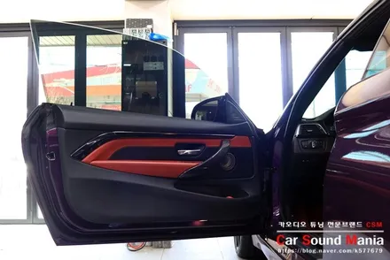 BMW M4컨버터블 오픈카 카오디오 튜닝 전문점 카사운드매니아 / 서울 양천구 강서구