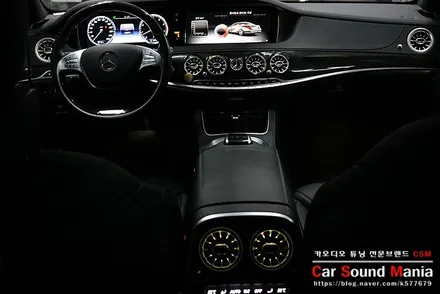 w222 벤츠S클래스 송풍구 엠비언트 전문 장착점 양천구카오디오 카사운드매니아 / 서울 양천구 강서구