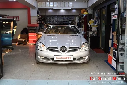 소니AX5500 안드로이드오토 카플레이 올인원 벤츠SLK 카오디오 튜닝기 / 서울 양천구 강서구