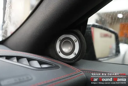 벤츠CLA45AMG 포칼TBE872 트윗터 필러 성형 / 서울 양천구 강서구