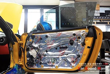 슈퍼카오디오 튜닝 전문점 신월동 카사운드매니아 벤츠AMG GT S 스피커 교체 / 서울 양천구 강서구