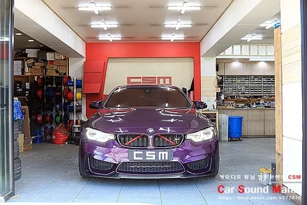 BMW M4컨버터블 오픈카 카오디오 튜닝 전문점 카사운드매니아 / 서울 양천구 강서구