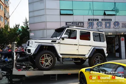 벤츠g500 4x4 카오디오 튜닝도 프랑스 명품 블람 스피커 / 서울 양천구 강서구