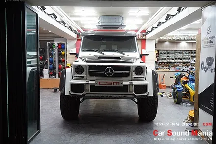 벤츠g500 4x4 카오디오 튜닝도 프랑스 명품 블람 스피커 / 서울 양천구 강서구