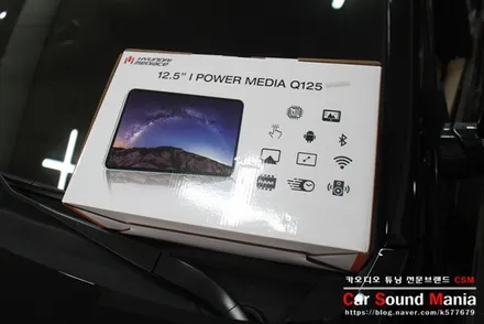 수입차 안드로이드 매립 시공 전문점 신월동카오디오 CSM 캐딜락 에스컬레이드 리어모니터 교체와 함께 매립을 완료하다 / 서울 양천구 강서구