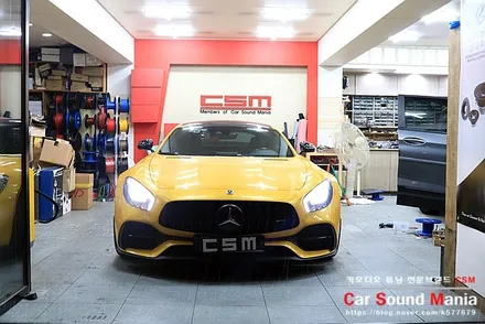 슈퍼카오디오 튜닝 전문점 신월동 카사운드매니아 벤츠AMG GT S 스피커 교체 / 서울 양천구 강서구