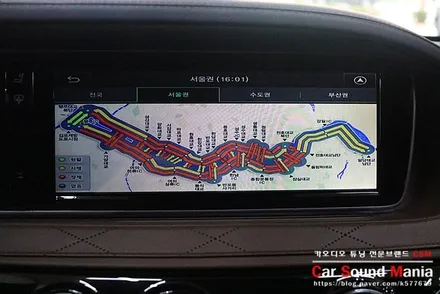 벤츠S클래스 안드로이드 매립 전문 양천구카오디오 카사운드매니아 / 서울 양천구 강서구