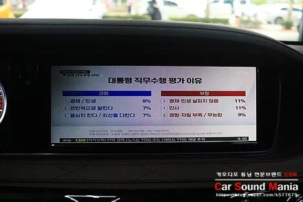 벤츠S클래스 안드로이드 매립 전문 양천구카오디오 카사운드매니아 / 서울 양천구 강서구