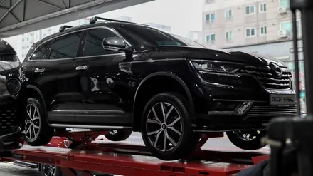 2022 QM6 휠 메탈릭블랙 차량에 블랙유광 휠도색 / 인천 부평구 부평동