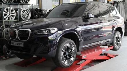 BMW iX3 M스포츠 휠 긁힘. 다이아몬드컷팅 [휠복원] / 인천 부평구 부평동
