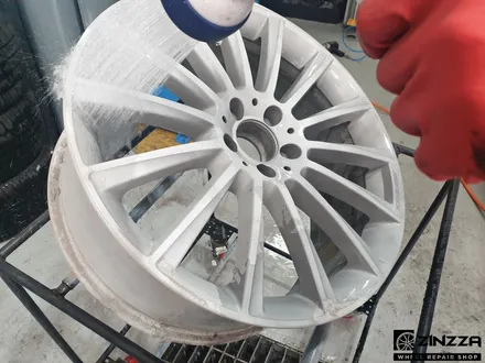 인천 벤츠 E클래스 AMG 휠복원 하이퍼블랙 분체도장 / 인천 부평구 부평동