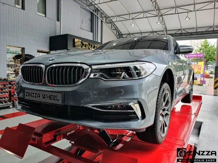 인천 부평 BMW 5시리즈 휠도색 고스트크롬 분체도장 / 인천 부평구 부평동