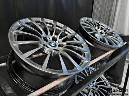 BMW 520d 18인치 고스트크롬 휠도색&휠복원 with분체도장 / 인천 부평구 부평동