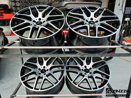 인천휠복원 벤츠 GLE 63 AMG 21인치 블랙폴리쉬 투톤 휠복원! / 인천 부평구 부평동