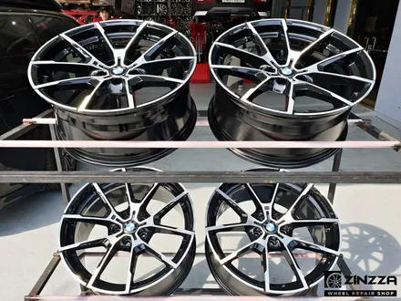 인천휠복원 BMW 540M 블랙폴리쉬 투톤 휠도색 [분체도장] / 인천 부평구 부평동