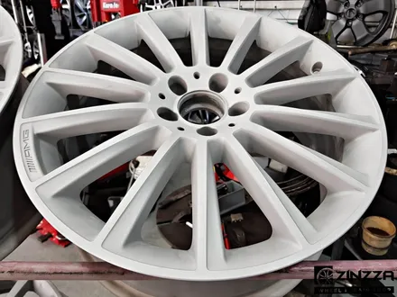 벤츠 c43 AMG 19인치 마차휠 블랙폴리쉬 휠도색 [분체도장] / 인천 부평구 부평동