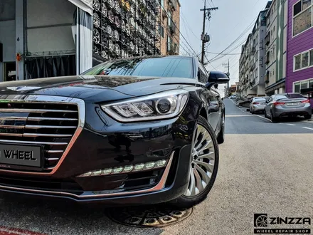 인천휠복원 제네시스 EQ900 상태 안좋은 순정휠 휠수리! / 인천 부평구 부평동