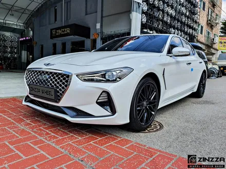 제네시스 G70 유광블랙 분체도장 휠도색 / 인천 부평구 부평동