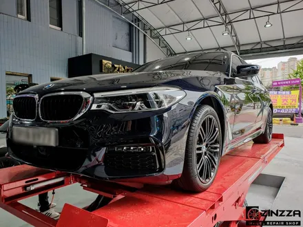 인천 BMW 530d 휠도색 유광블랙 분체도장 / 인천 부평구 부평동