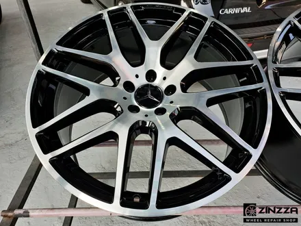 인천휠복원 벤츠 GLE 63 AMG 21인치 블랙폴리쉬 투톤 휠복원! / 인천 부평구 부평동