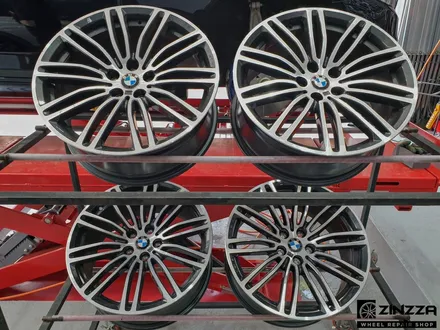 인천 BMW 530d 휠도색 유광블랙 분체도장 / 인천 부평구 부평동