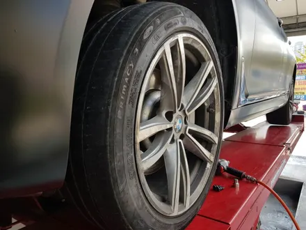 [인천 휠복원]BMW 7시리즈 휠 주차 기스, 상처 복원 & 휠도색 / 인천 부평구 부평동