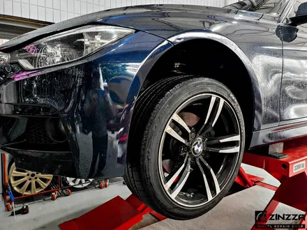 BMW 320d 18인치 휠도색 주차기스 제거 / 인천 부평구 부평동