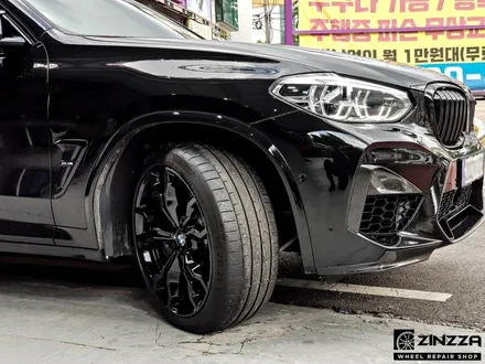 BMW X4M 21인치 블랙 하이그로시 휠도색 / 인천 부평구 부평동