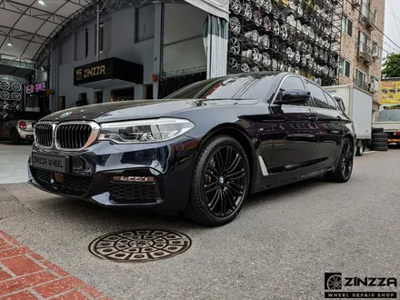 인천 BMW 530d 휠도색 유광블랙 분체도장 / 인천 부평구 부평동