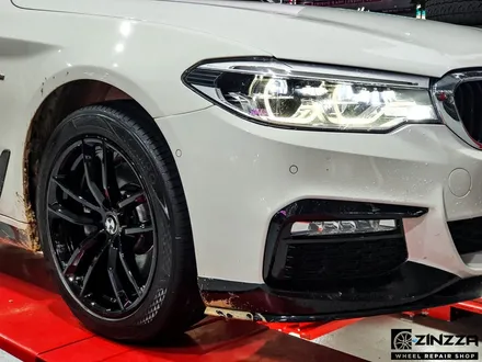 BMW 5시리즈 블랙유광 휠복원&휠도색 / 인천 부평구 부평동