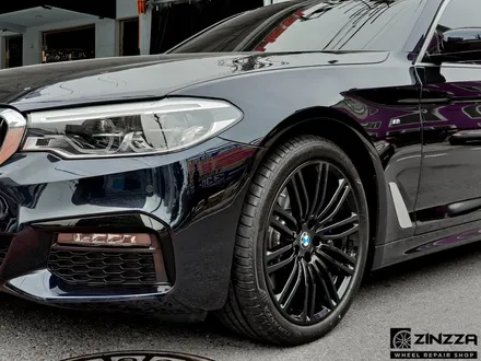 인천 BMW 530d 휠도색 유광블랙 분체도장 / 인천 부평구 부평동