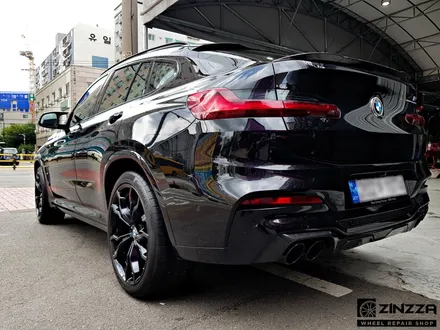 BMW X4M 21인치 블랙 하이그로시 휠도색 / 인천 부평구 부평동