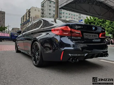 인천 BMW 530d 휠도색 유광블랙 분체도장 / 인천 부평구 부평동