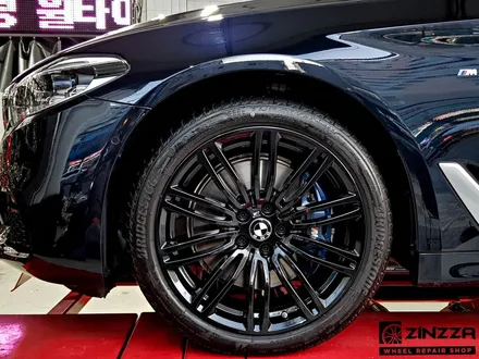 [BMW 5시리즈]19인치 휠 M 스포츠팩 유광블랙 휠도색 / 인천 부평구 부평동