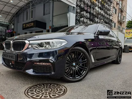 인천 BMW 530d 휠도색 유광블랙 분체도장 / 인천 부평구 부평동