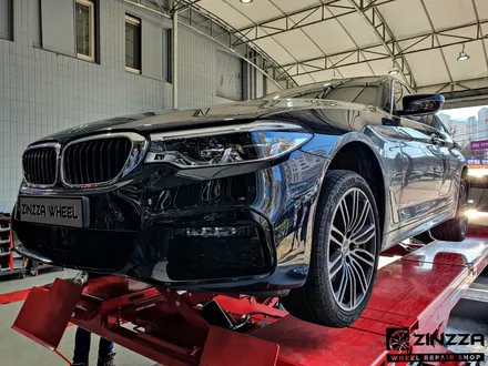 [BMW 5시리즈]19인치 휠 M 스포츠팩 유광블랙 휠도색 / 인천 부평구 부평동