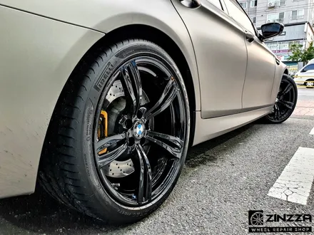 BMW f10 M5 20인치 휠복원 #유광블랙 #분체도장 / 인천 부평구 부평동