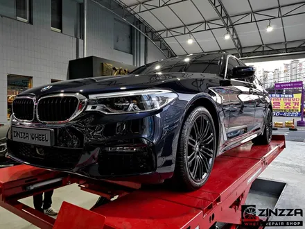 [BMW 5시리즈]19인치 휠 M 스포츠팩 유광블랙 휠도색 / 인천 부평구 부평동