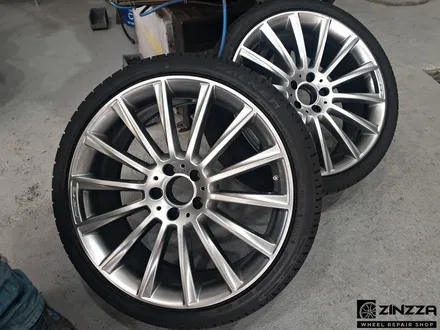 인천 벤츠 E클래스 AMG 휠복원 하이퍼블랙 분체도장 / 인천 부평구 부평동