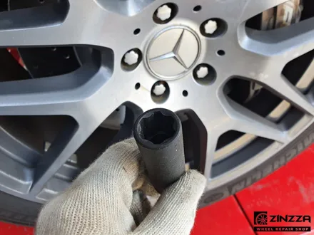 인천휠복원 벤츠 GLE 63 AMG 21인치 블랙폴리쉬 투톤 휠복원! / 인천 부평구 부평동