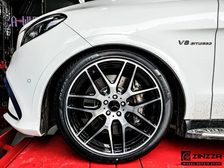 인천휠복원 벤츠 GLE 63 AMG 21인치 블랙폴리쉬 투톤 휠복원! / 인천 부평구 부평동