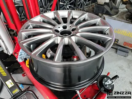 인천 벤츠 E클래스 AMG 휠복원 하이퍼블랙 분체도장 / 인천 부평구 부평동