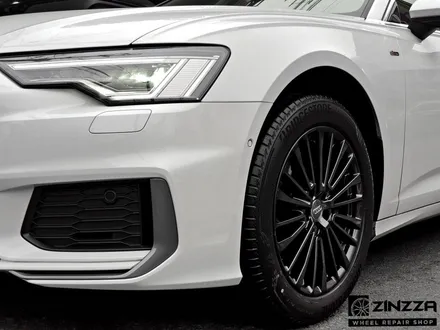 2020 아우디 a6 휠 도색 [크롬쉐도우 분체도장] / 인천 부평구 부평동