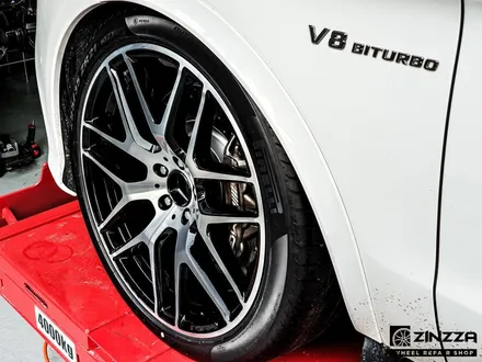 인천휠복원 벤츠 GLE 63 AMG 21인치 블랙폴리쉬 투톤 휠복원! / 인천 부평구 부평동