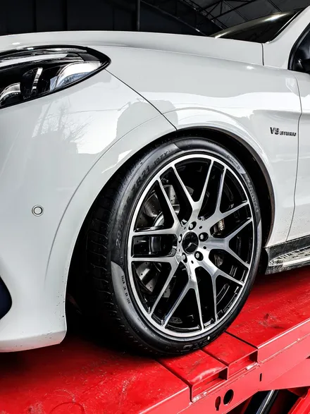 인천휠복원 벤츠 GLE 63 AMG 21인치 블랙폴리쉬 투톤 휠복원! / 인천 부평구 부평동