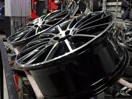 벤츠 c43 AMG 19인치 마차휠 블랙폴리쉬 휠도색 [분체도장] / 인천 부평구 부평동