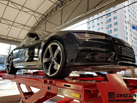 아우디 S7 21인치 투톤 맷블랙 휠도색 [분체도장] 진짜휠 / 인천 부평구 부평동